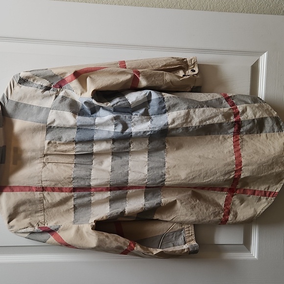 Burberry Brit Nova Check Shirt Wimens Size M - Picture 9 of 12